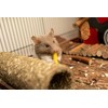 SIMENA Wooden Hamster Suspension Bridge Toy, Hamster Fencing, Natural Climbing