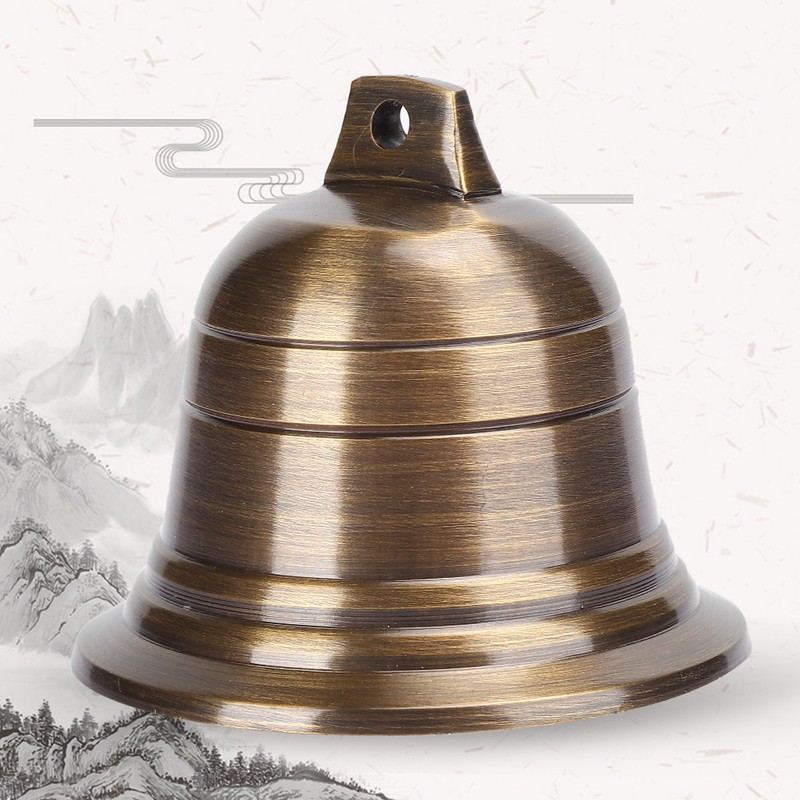 3in Antique Copper Wind Bell Buddhist Supplies Car Hanging Rattles