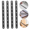 MUCKLILY 4pcs Heavy-duty Straight Brackets for Repair Mending Plates for