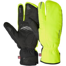 GripGrab Nordic 2 Windproof Deep Winter 3-Finger Lobster Cycling Gloves Padded Primaloft Cycling Gloves