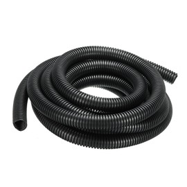 DMiotech 21mm x 17mm x 4M Nylon No Split Corrugated Tube for Indoor Outdoor Cord Management Lap Organization Office Garden
