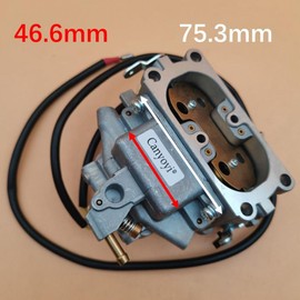 Canyoyi Carburetor Carb for Honda GX670 GX670R GX670U 24Hp V Twin V2 Generator and Lawnmower Small Engine 16100-ZN1-812 16100-ZN1-813 16221-ZN1-000 16100-ZN1-802 23-276