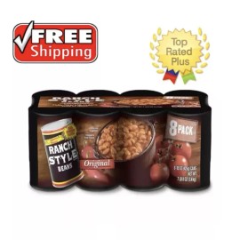 Ranch Style 8- Pack Ranch Style Beans Real Western Flavor Black Label Beans Pack Of 15 oz