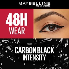MAYBELLINE Tattoo Liner Dip In de Maybelline New York, el delineador de ojos con pincel, líquido superpreciso, que no se transfiere, ni se corre con u