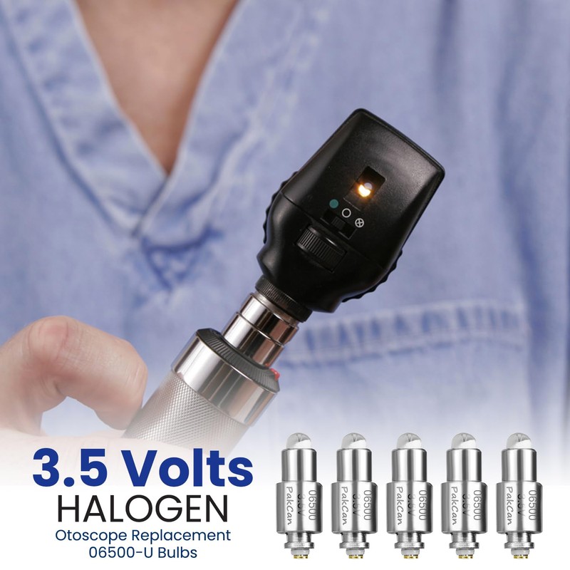 PakCan Compatible with Welch Allyn 2 Pcs Halogen Replacement Bulbs