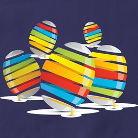 CafePress Easter Egg Abstract Apron (Dark) Kitchen Apron with Pockets, Grilling Apron, Baking