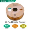 eSUN Silk Metal PLA Filament 1.75mm, Silky Metallic 3D Printer