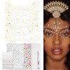 Glitter Freckles Face Tattoo, 11 PCS Sparkle Freckles Makeup Patches