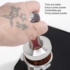 Colorful Wood Coffee Flat Tamper Stainless Steel Base Powder Hammer