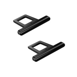 LUYING Seat Belt Buckle Cover, Car Accessories, Seat Belt Extender, Seat Belt Protection, Pouring Tape, For Double Crossover Cars, Comfortable Fit, 2 Sets (Black)