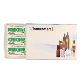 Homeomart.com Cotyledon Umbilicus Homeopathy Pellets (Pills) in 200C Potency, Pack of 3