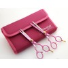Hairdressing & Thinning Scissors Pink with Matching Sturdy Case
