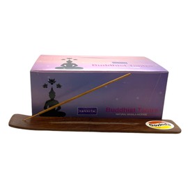 Govinda Incense Stick Holder Bundle with Nandita Buddhist Tantra Incense Sticks - 12 Boxes x 15 Grams