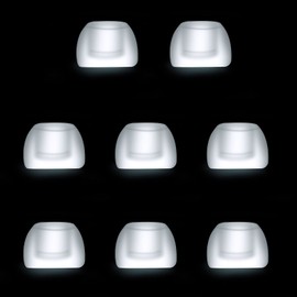 Autiphon Ear Domes for ITC CIC Hearing Aids, Recommend for Autiphon AT216 or Other Similar Devices (S * 8)