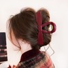 Wenlly 5.1 inch fashion bow hair claw clip, hair jaw