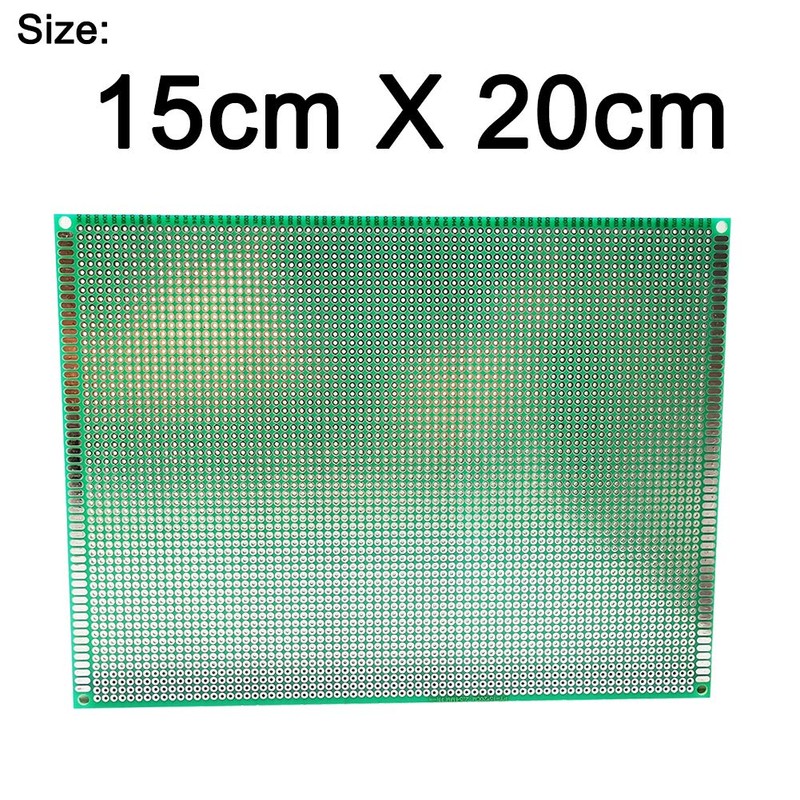 YUNGUI PCB DIY Circuit Board,2 Pieces15 X 20CM Prototype Soldering