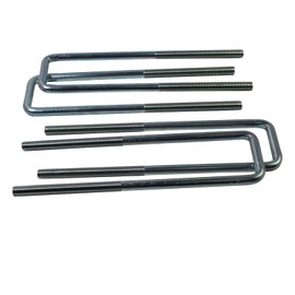 BST BSSP Rear Leaf Spring Axle Square U-Bolt Kit Compatible with 1994-2002 Dodge Ram 2500 3500 929-780, 3" Wide Leaf Springs 8.75" Long with Hardware