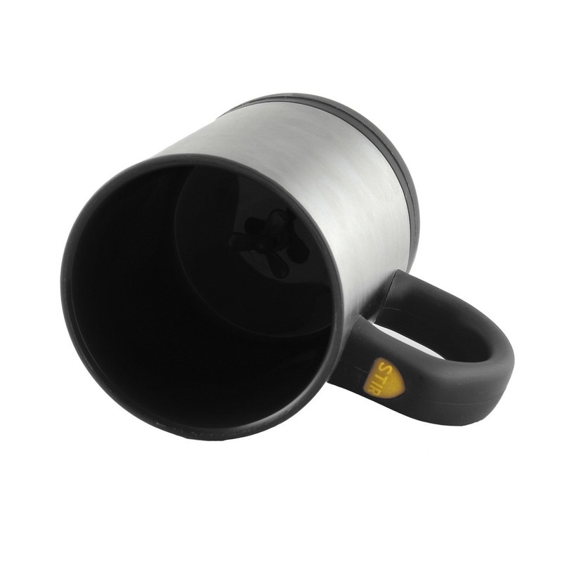 Itian Mixing Automatic Coffee Cup, Stainless Steel and Plastic Drinking