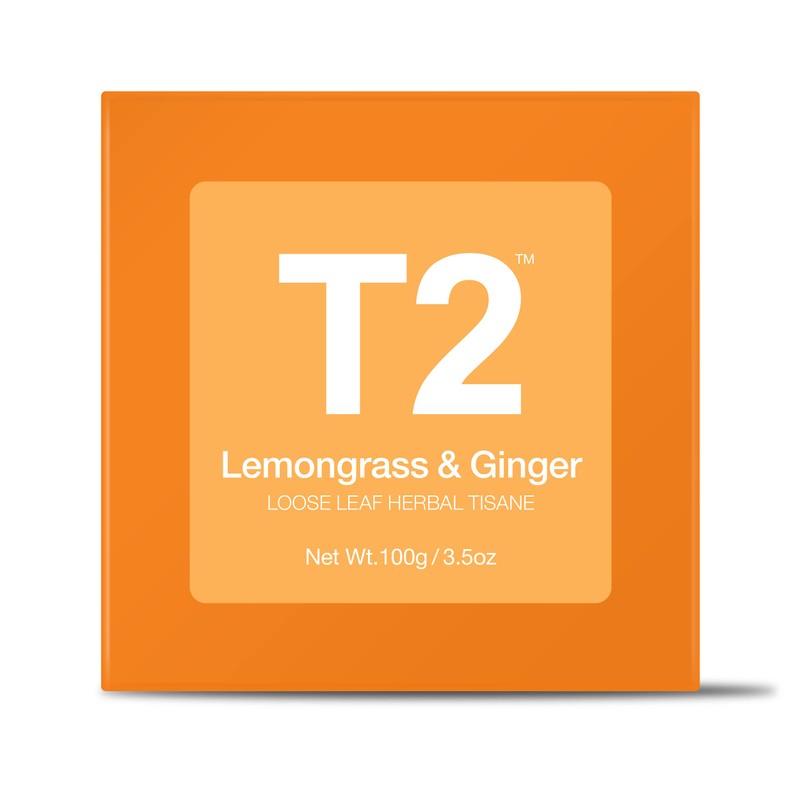 T2 Tea Lemongrass and Ginger Loose Leaf Herbal Tea in