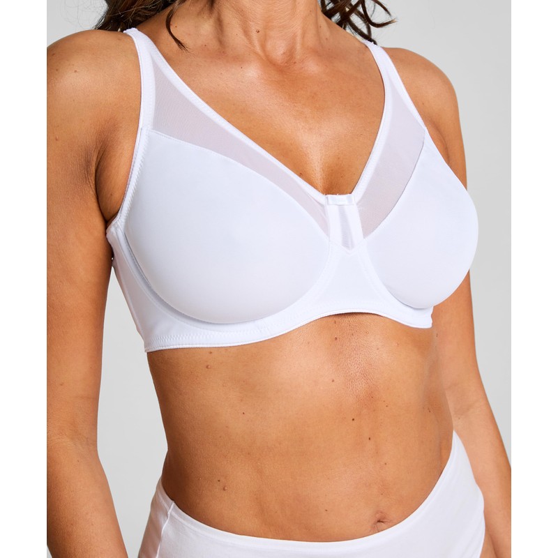 Hunkemöller Nina Unpadded Minimiser Underwired Bra, snow white, 80F