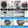 Upgraded 2Pack 3in1 Kitchen Sink Drain Strainer & Sink Stopper,