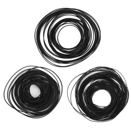 TNJPSEK Cassette Player Belts Replacement Kit, Mixed Flat Rubber Belts for Recorder Repair and Maintenance, Audio Tape Machine Drive Belts in Multiple Sizes (Width 0.5/0.7/1.0mm)