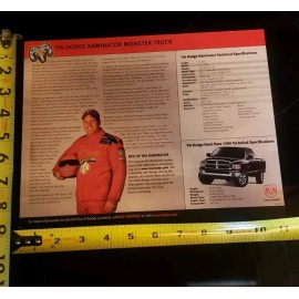 Dodge 2004. Raminator Dodge Ram Monster Truck Hero Card