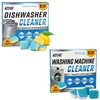Washing Machine And Dishwasher Cleaning Tablets Bundle - Includes 12
