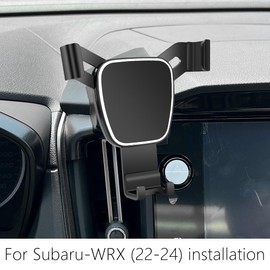 LUNQIN - Soporte para teléfono de coche para Subaru WRX 2022 2023 2024 2025, Subaru Crosstrek 2024 2025, Subaru Impreza 2024 2025, accesorios para automóvil, soporte de navegación, decoración