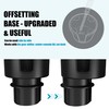 Upgraded Car Cup Holder Expander Adapter with Offset Adjustable Base,