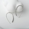 Threader Earrings 925 Sterling Silver Pull Through Hoops Drop Dangle
