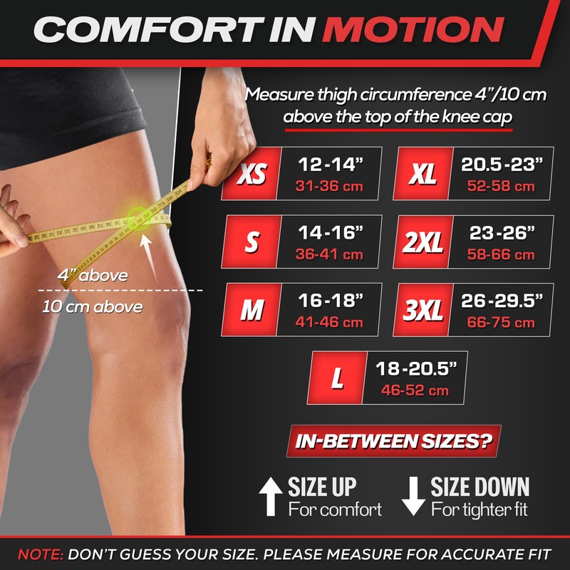 Rymora Knee Support for Men and Women - Compression Sleeve