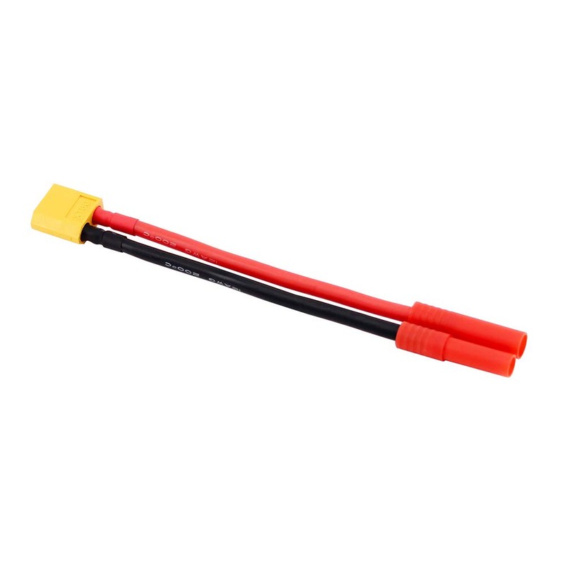 OliRC 2pcs XT60 Male to HXT 4MM Bullet Connector/Adapter 12