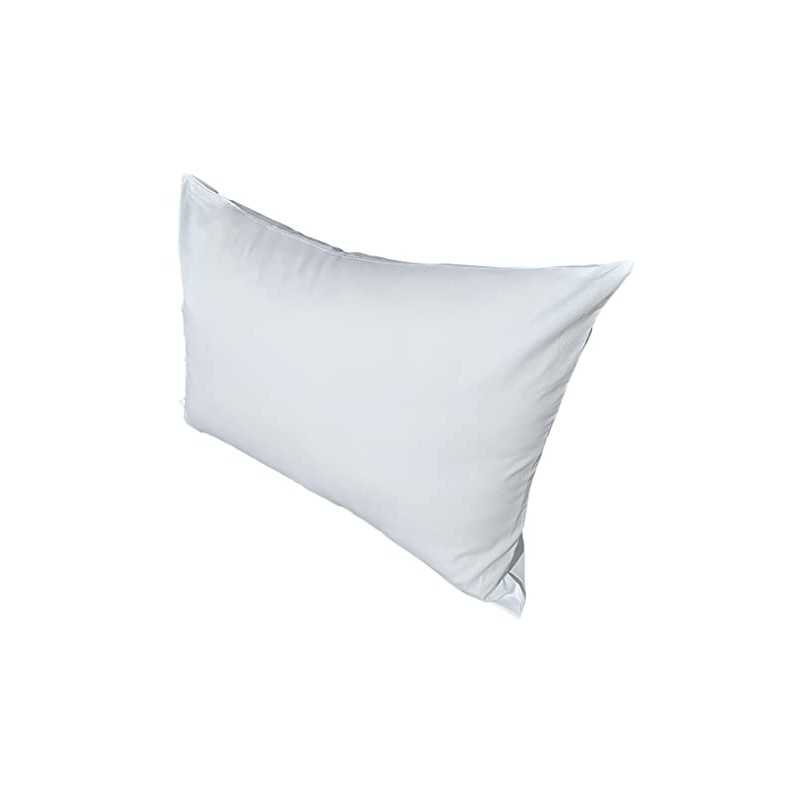 Pillowcase 35 50 Zipper Made in Japan Cotton Solid White