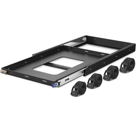 BODEGACOOLER Car Fridge Slide, Inner 29.4 x 17.2in, Vehicle Refriderator Slider with 4 Buckle Straps, Max 220 LBS/100Kg