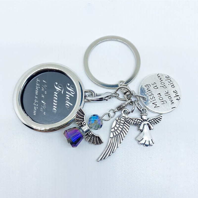 HLXFF3 ZTMERLO Bride Memorial Charm Wedding Bouquet Charm Missing You