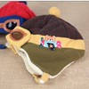 Crochet Earflap Pilot Hats Rabbit Ears Beanie Cap Winter Warm