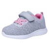 COODO - Zapatillas deportivas para niños y niñas, Negro/Rosado, 16
