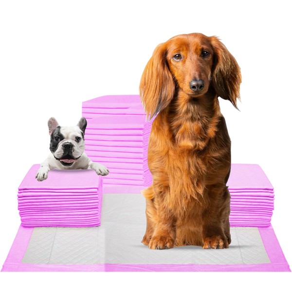 FPN Puppy Pads 200 Count | Pink Pee Pads |