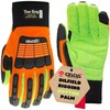 Cestus 3126, Impact Gloves for Men Oilfield, Industrial Corded Cotton