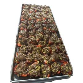 Freeze Dried Dubai Chocolate Covered Strawberries
