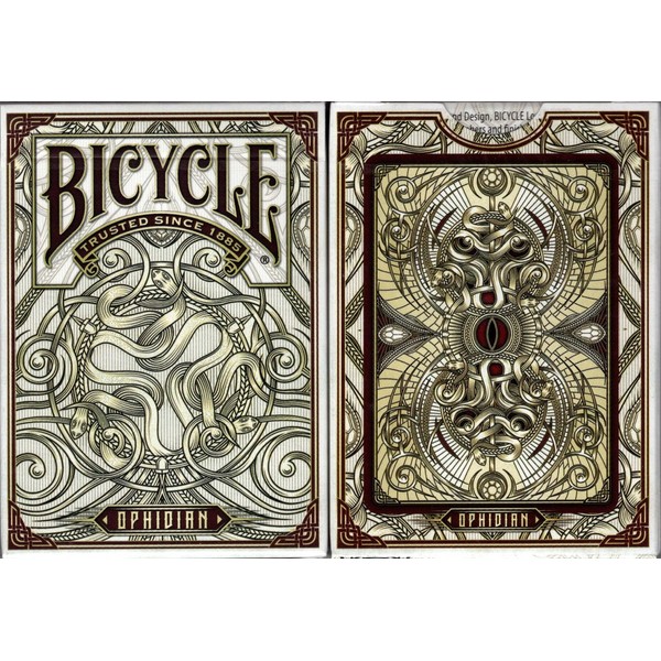 Ophidian Bicycle Playing Cards Poker Size Deck USPCC Custom Limited Edition