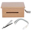 15 Note HandCranked Wooden Music Box with 7Pcs Blank Paper
