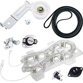 DC47-00019A, DC96-00887A, DC47-00016A, DC47-00018A, DC32-00007A, 6602-001655, DC93-00634A Heating Element, Thermal Fuse, Thermostat, Dryer Thermistor, Tension Belt and Idler Pulley