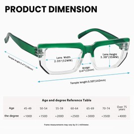 Gr8Sight Reading Glasses With Spring Hinges, 12-Pack Readers For Women, Two Tone Design