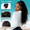 Kalyss 27" Curly Drawstring Ponytail Afro Kinky Ponytail for Women