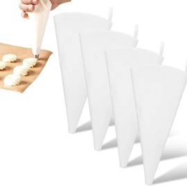 4 Piezas Mangas Pasteleras, Manga Pastelera Reutilizable Para Repostería Casera Y Profesional, Mangas Pasteleras Para Decorar Pasteles Y Galletas, Diseño Ergonómico Con Boquillas Incluidas