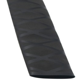 XFFCSEC Heat Shrink Tubing:for Fishing Rod Wrap,Motorcycle Handgrips,Tools Handle Much Better Grip. Black Textured Shrink Wrap Non Slip Waterproof and Insulation. Diameter:45mm Lengths:1 Meter