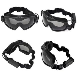 WoSport Airsoft Goggles Anti Fog Glass with Fan Tactical Safety Military Eyewear