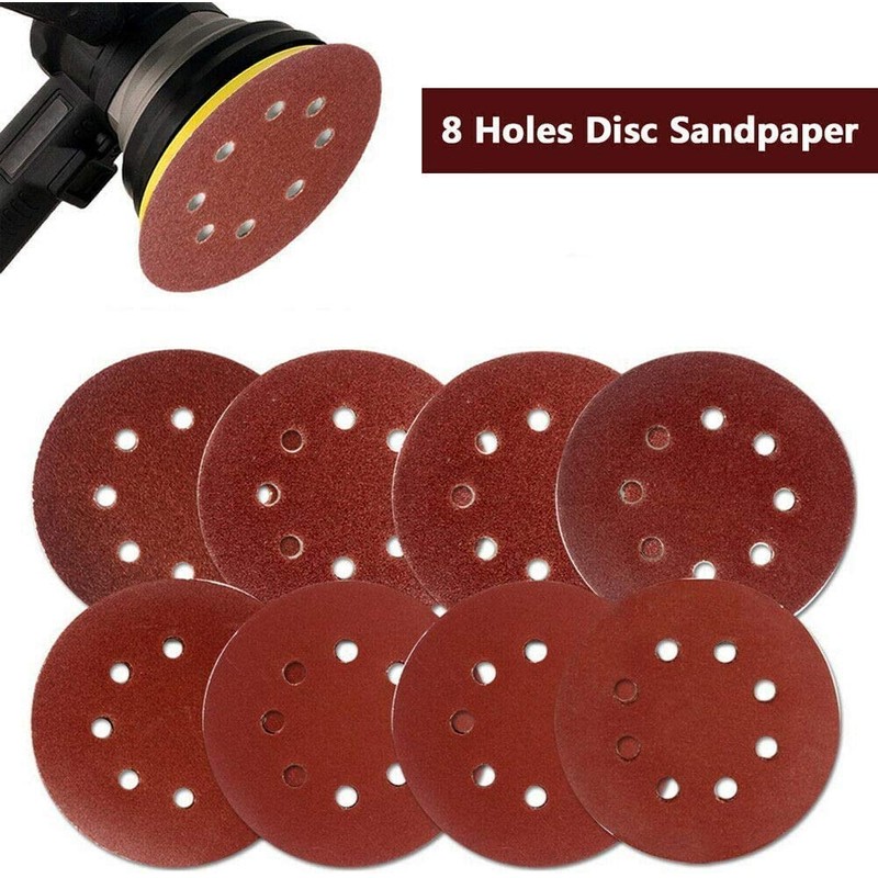 MACHSWON 10 Pcs Dry Sanding Discs 125mm 5 inch Hook